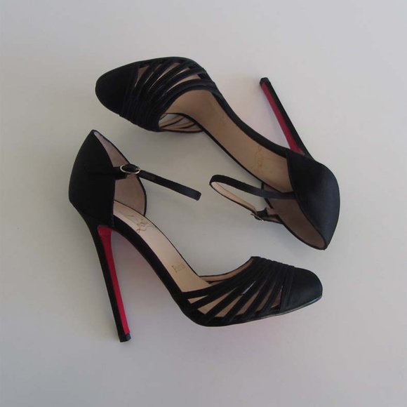 CHRISTIAN LOUBOUTIN En Passant strap pumps 7 US 37 - Picture 5 of 8